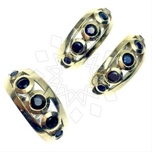 Turkish Silver Vintage Design  Ring Earrings Sets