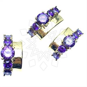 Turkish Silver Vintage Design  Ring Earrings Sets