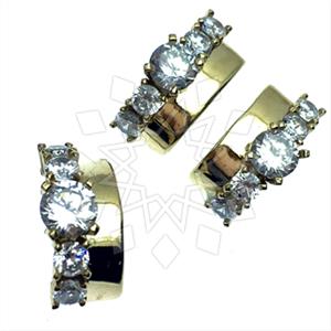 Turkish Silver Vintage Design  Ring Earrings Sets
