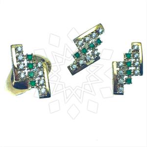 Turkish Silver Vintage Design  Ring Earrings Sets