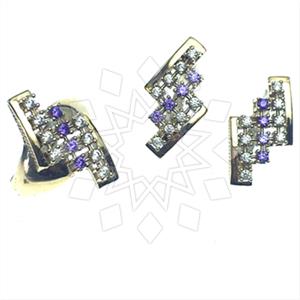 Turkish Silver Vintage Design  Ring Earrings Sets
