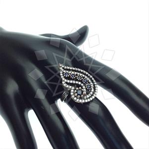 Turkish Silver Antique Ottoman  Gemstone Rings