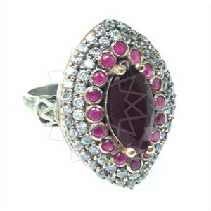 Turkish Silver Antique Ottoman  Gemstone Rings