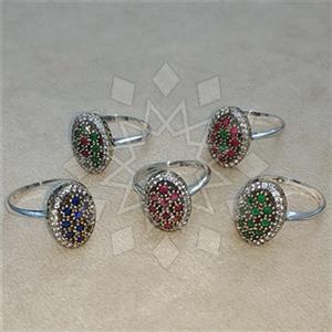 Turkish Silver Vintage Design  Cocktail Rings