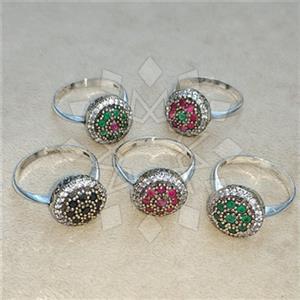 Turkish Silver Vintage Design  Cocktail Rings