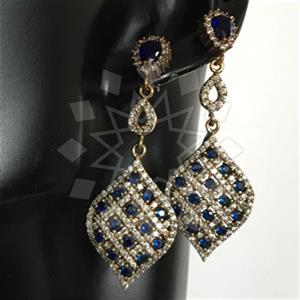 Turkish Silver Vintage Design  Dangle Earrings