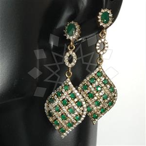 Turkish Silver Vintage Design  Dangle Earrings