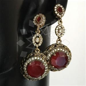 Turkish Silver Vintage Design  Dangle Earrings
