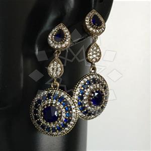 Turkish Silver Vintage Design  Dangle Earrings