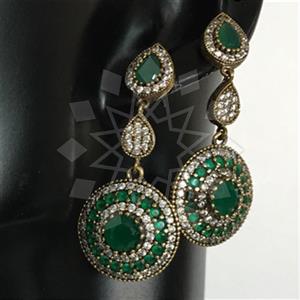 Turkish Silver Vintage Design  Dangle Earrings