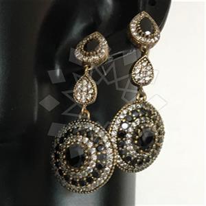 Turkish Silver Vintage Design  Dangle Earrings