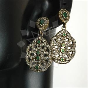 Turkish Silver Vintage Design  Dangle Earrings