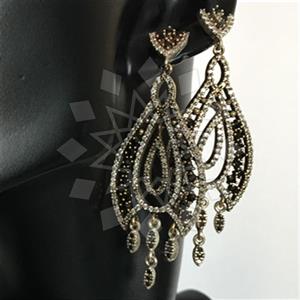 Turkish Silver Vintage Design  Dangle Earrings