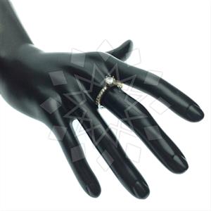 925 Sterling Silver Modern  Engagement and Wedding Rings