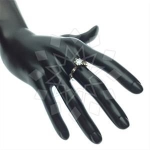 925 Sterling Silver Modern  Engagement and Wedding Rings