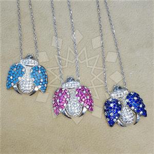 925 Sterling Silver Animal Pendant Necklace