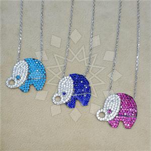 925 Sterling Silver Animal Pendant Necklace