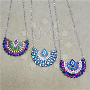 925 Sterling Silver Evil Eye Pendant Necklace