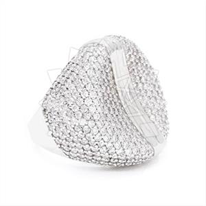 925 Sterling Silver Geometric Cocktail Rings