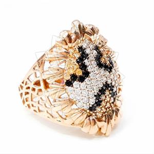 925 Sterling Silver Geometric Cocktail Rings