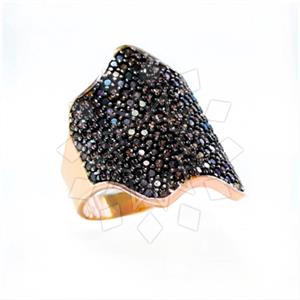 925 Sterling Silver Geometric Cocktail Rings