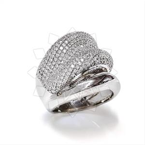 925 Sterling Silver Geometric Cocktail Rings