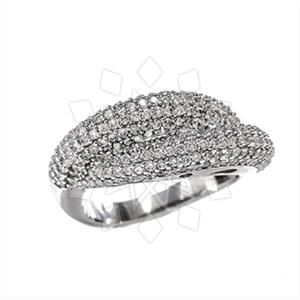 925 Sterling Silver Geometric Cocktail Rings