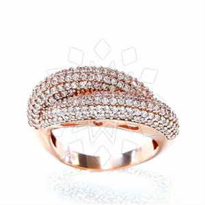 925 Sterling Silver Geometric Cocktail Rings