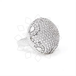 925 Sterling Silver Geometric Cocktail Rings