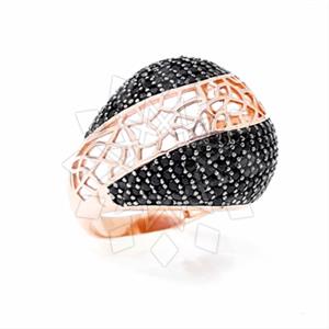 925 Sterling Silver Geometric Cocktail Rings