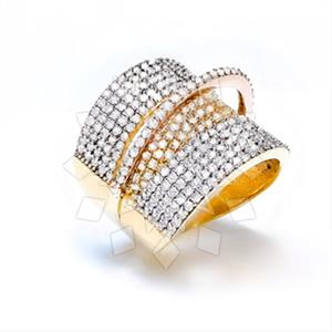 925 Sterling Silver Geometric Cocktail Rings