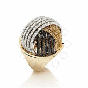 925 Sterling Silver Geometric Cocktail Rings