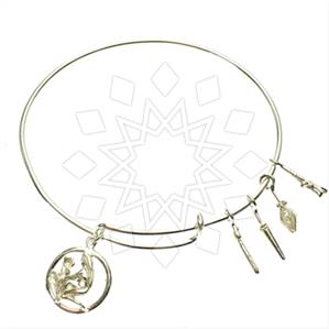 925 Sterling Silver Zodiac Bangle Bracelets