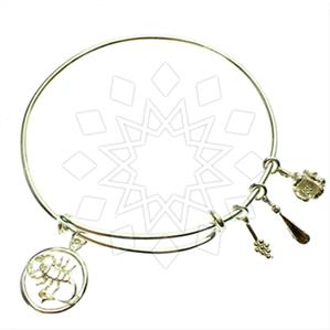 925 Sterling Silver Zodiac Bangle Bracelets