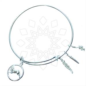 925 Sterling Silver Zodiac Bangle Bracelets